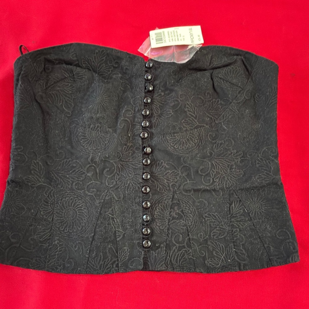 Arden B embroidered bustier